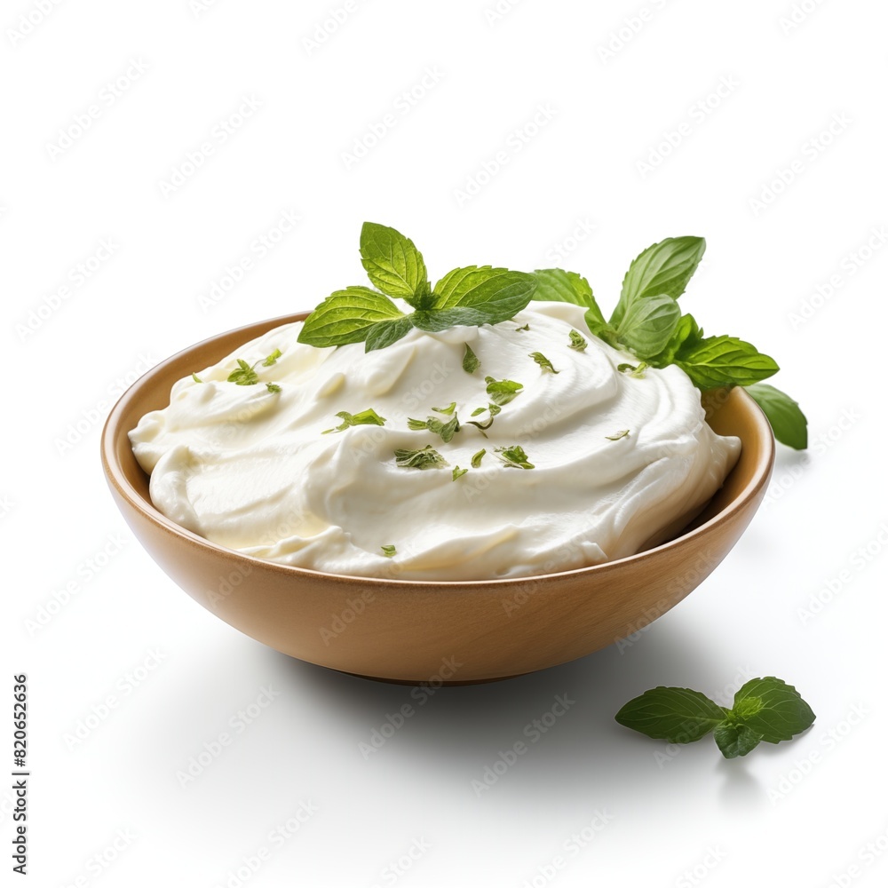 Labneh isolated on transparent background Labneh isolated on transparent background