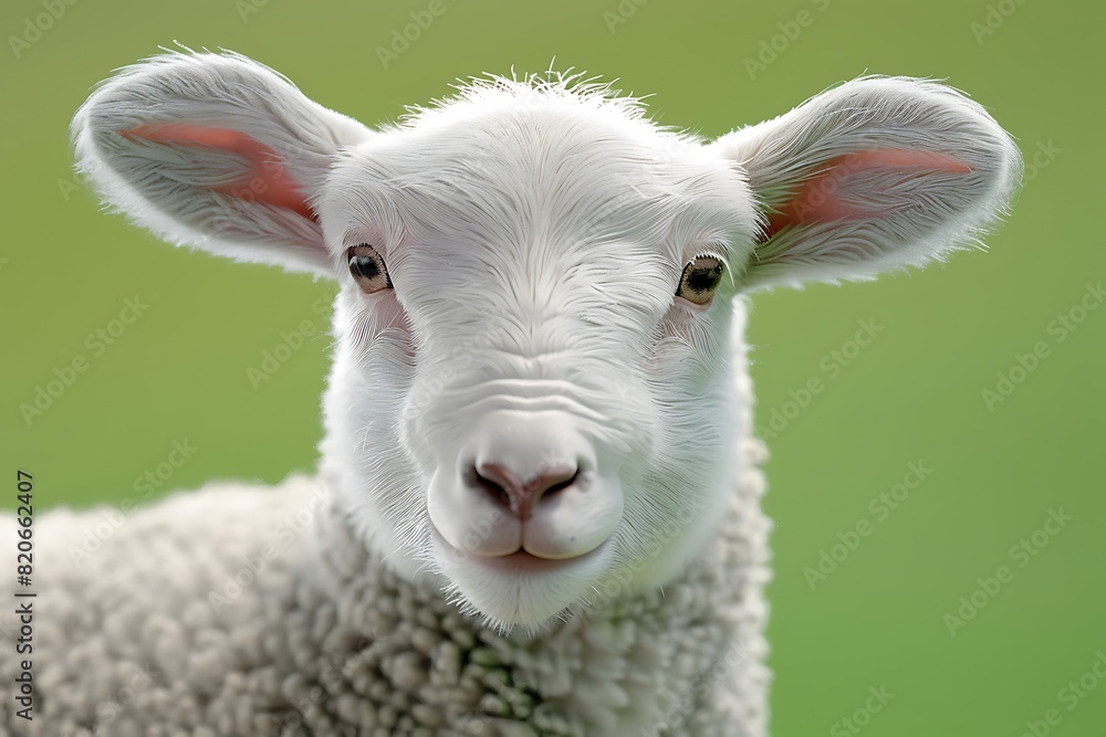 Fototapeta premium portrait of a sheep