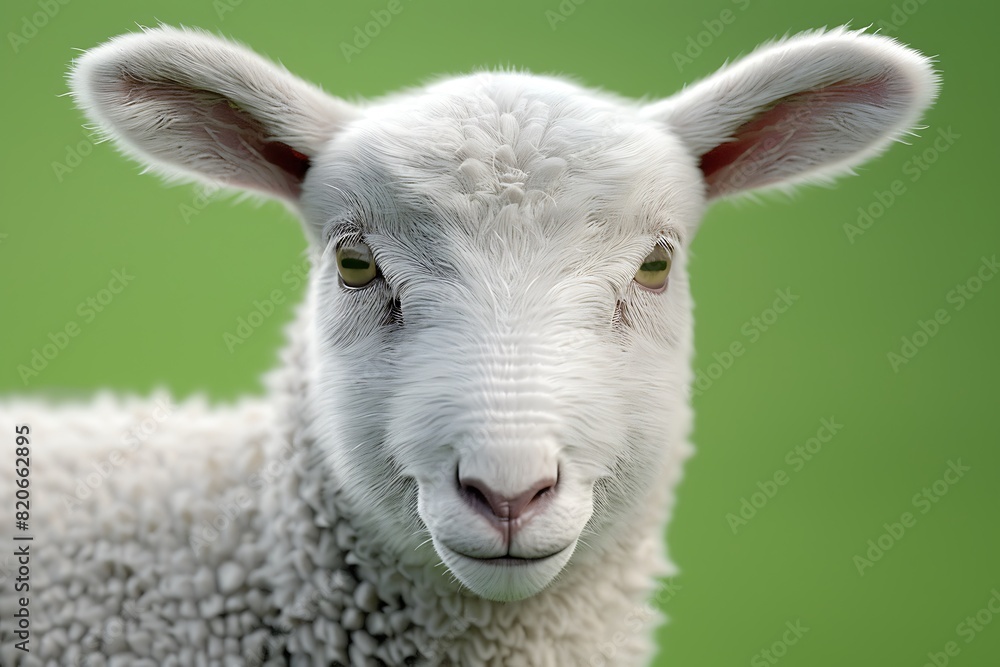 portrait of a sheep