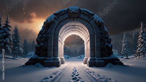 portal when it snows