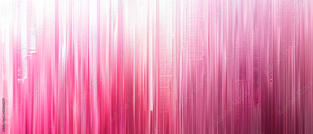 Gradient vertical blurry pink lines background motion blur stripes abstract waterfall banner.Generative AI