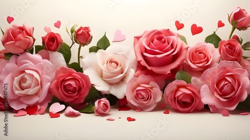 Happy Valentine's Day, Mother's Day, Women's Day, or Birthday! Banner photo