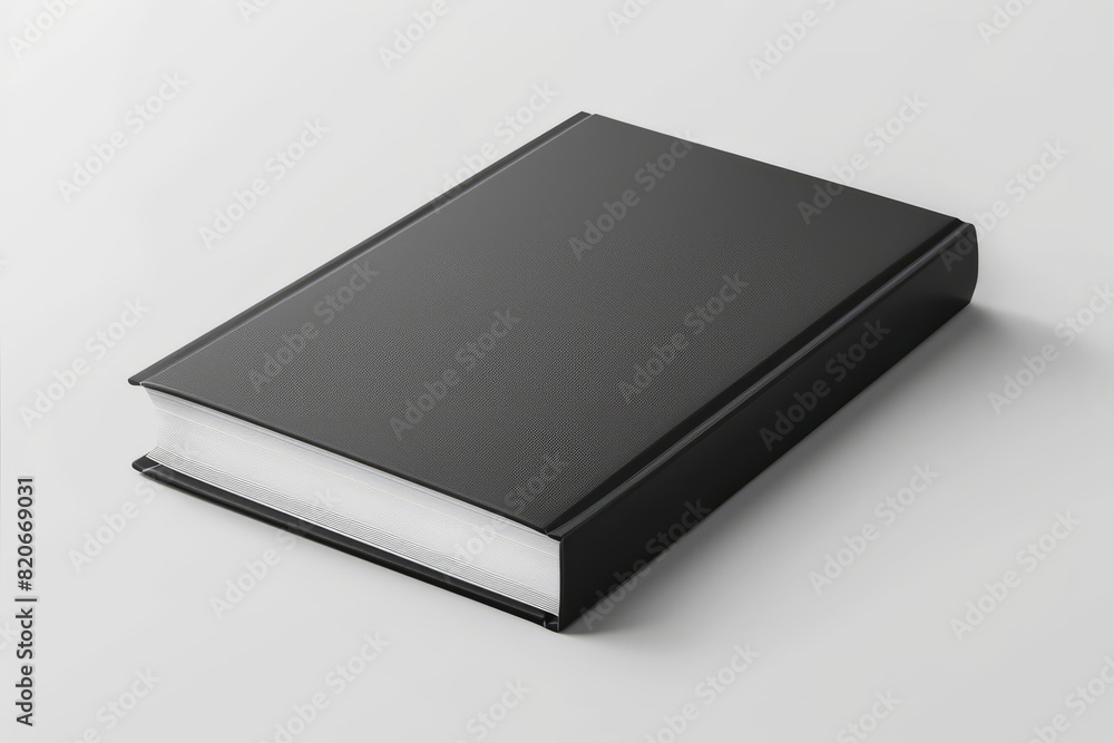 Professional Business Blank Hard Book Cover Black Mockup Template Isolated on White Background to Place Your Design. Professional Business Blank Hard Book Cover Black Mockup Template Isolated on White Background to Place Your Design.