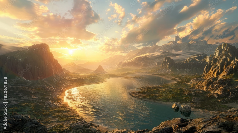Embark on a visual journey through breathtaking landscapes that evoke a ...
