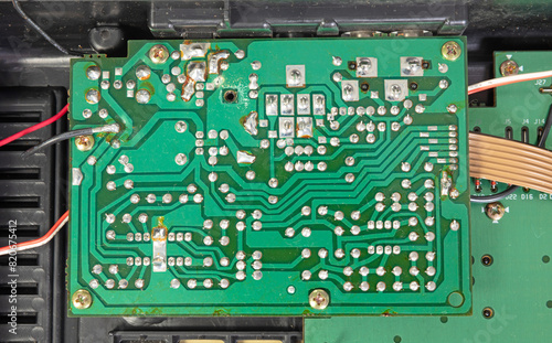 Small computer processing unit system on micro chip printed circuit board(PCB) at finger size