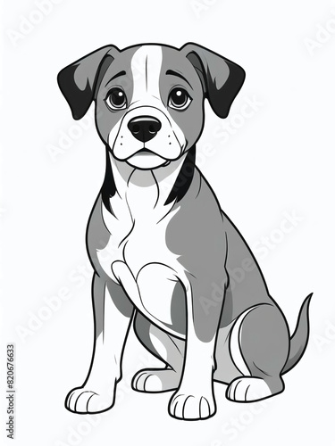 portrait of a puppy photo