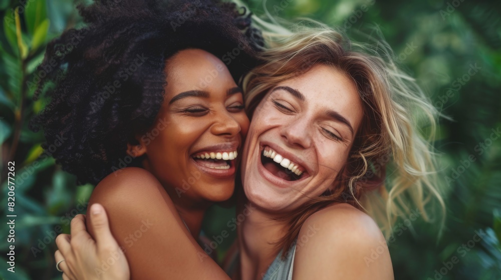The Embrace of Joyful Friends. The Embrace of Joyful Friends.