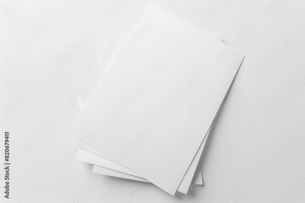 Paper Mockup on Isolated Background created with Generative AI Paper Mockup on Isolated Background created with Generative AI