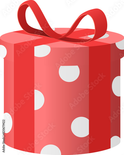 3D Polka Dots Present