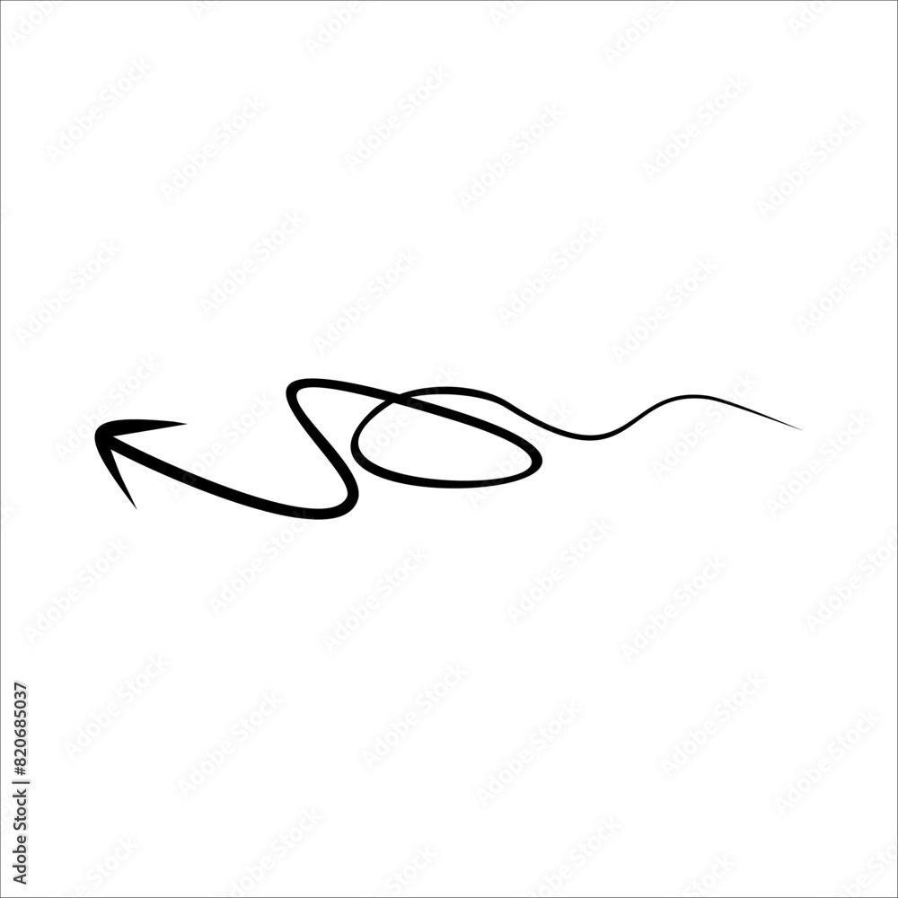 Modern Scrible Abstract Line Vector Element Modern Scrible Abstract Line Vector Element