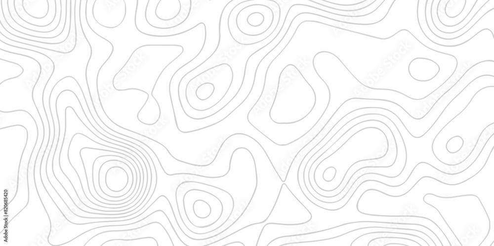 Abstract pattern with lines topographic map background. Topography and ...