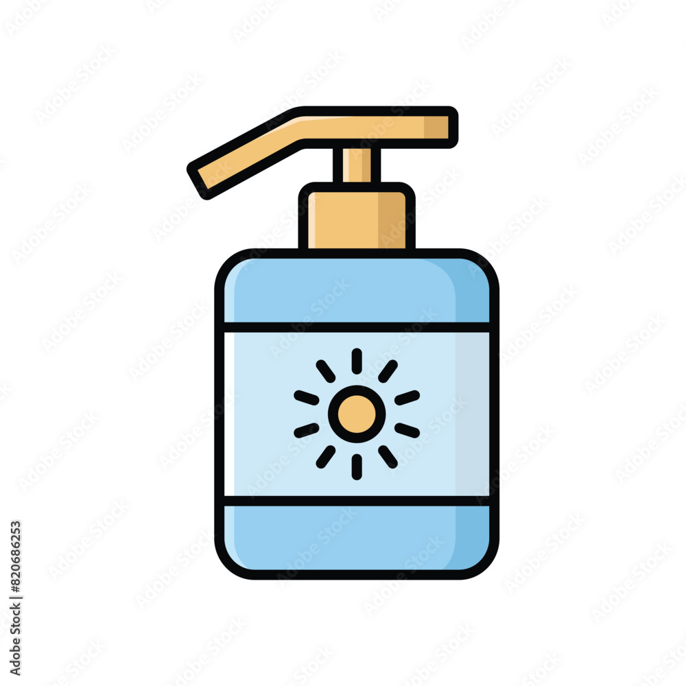 sunscreen icon vector design template simple and clean sunscreen icon vector design template simple and clean