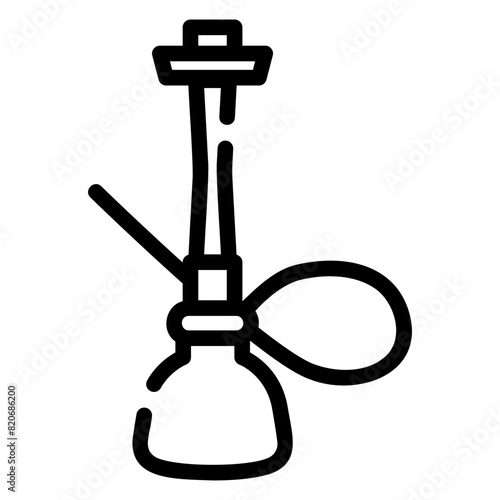 hookah outline icon