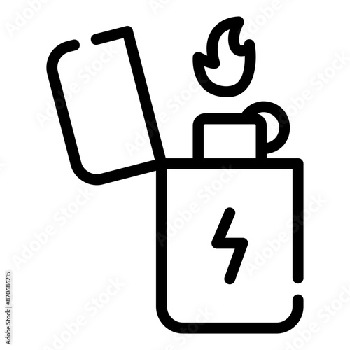 lighter outline icon