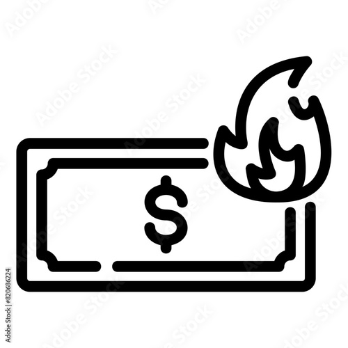money outline icon