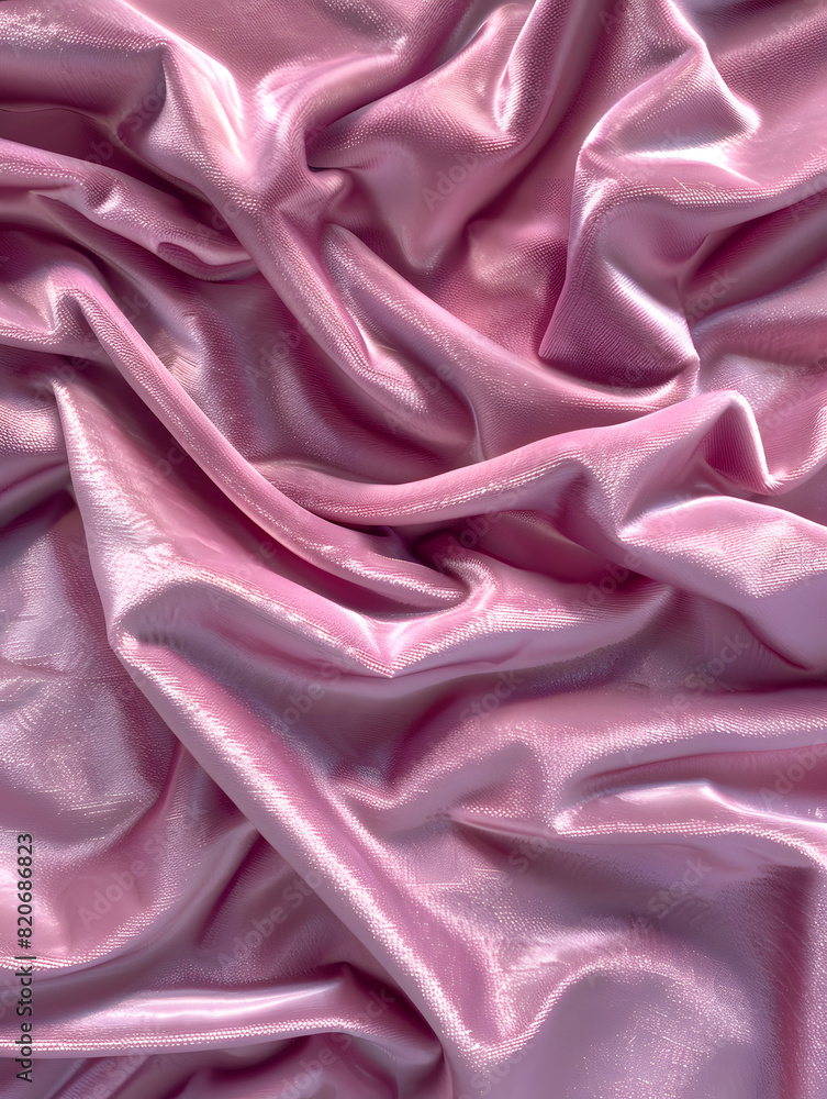 Fototapeta premium Smooth pink velvet fabric background