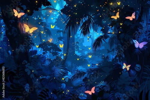 Enchanted Rainforest background © DudeDesignStudio