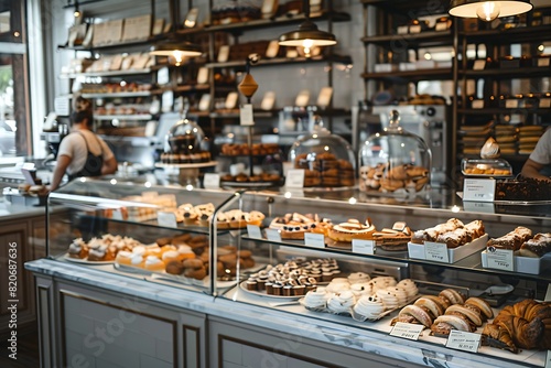 Contemporary Bakery with Artisanal Pastries and Friendly Staff