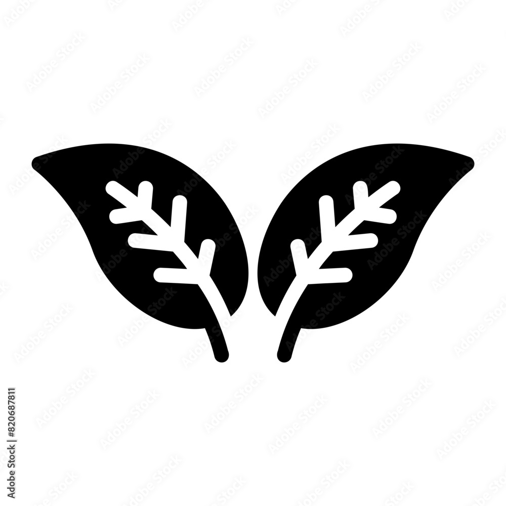 Fototapeta premium tobacco glyph icon