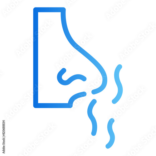 nose gradient icon