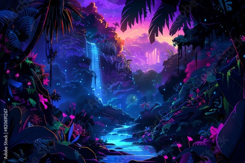 Enchanted Rainforest background