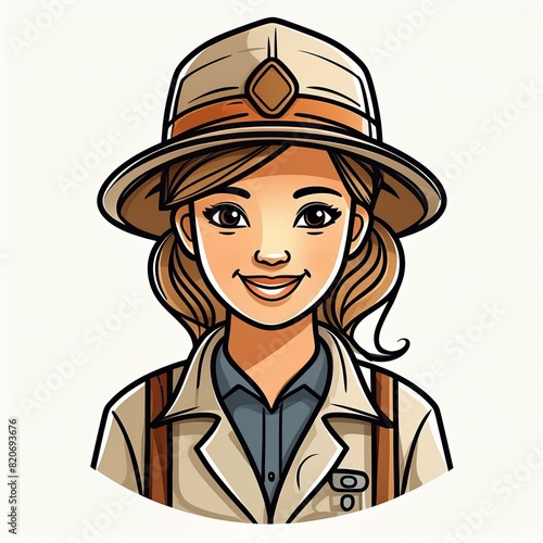 zoo keeper illustration