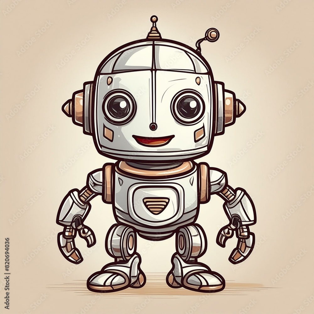 cartoon robot cartoon robot