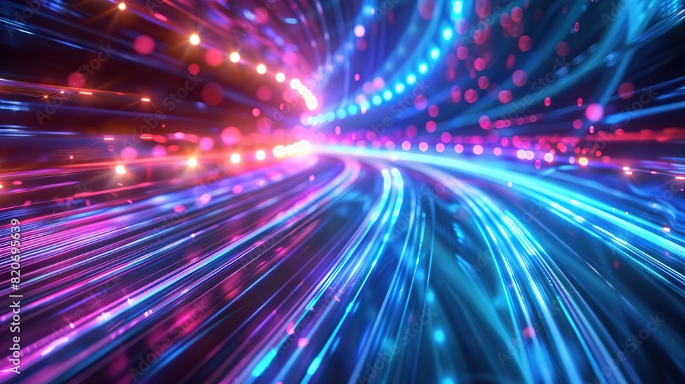 High speed fiber optic internet concept High speed fiber optic internet concept