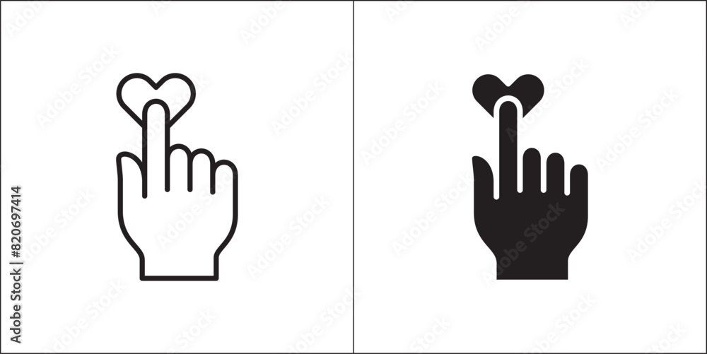 Hand touching heart. Index finger pointed at heart symbol. Icon for charity, donation, compassion, solidarity and humanitarian. Vector Stock logo illustration in flat and line design style. Hand touching heart. Index finger pointed at heart symbol. Icon for charity, donation, compassion, solidarity and humanitarian. Vector Stock logo illustration in flat and line design style.