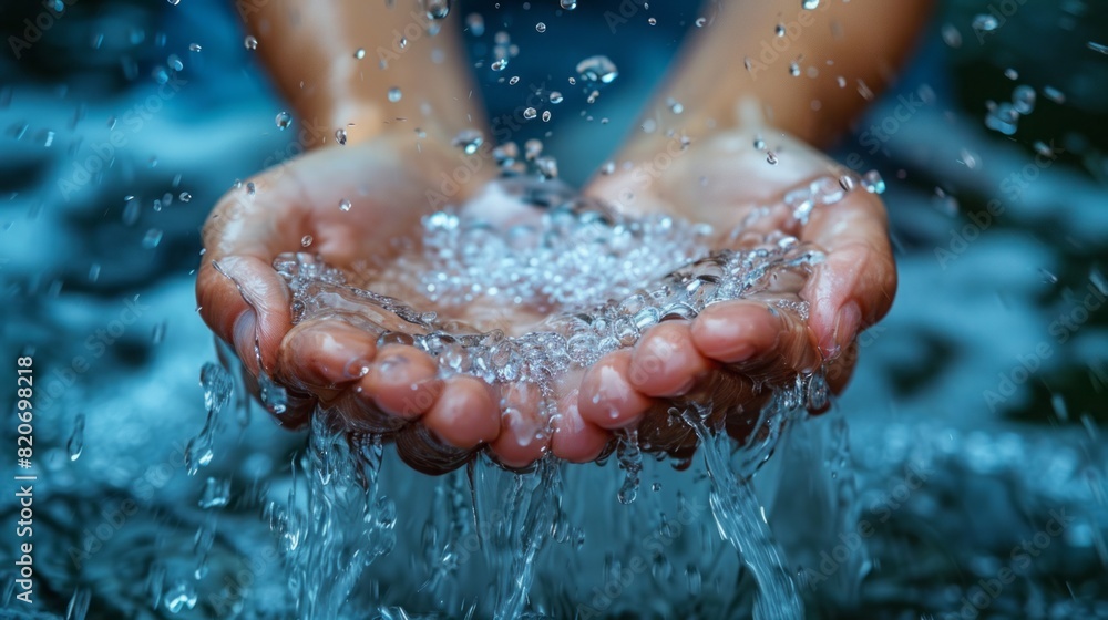 Fototapeta premium make graphics for World Water Day