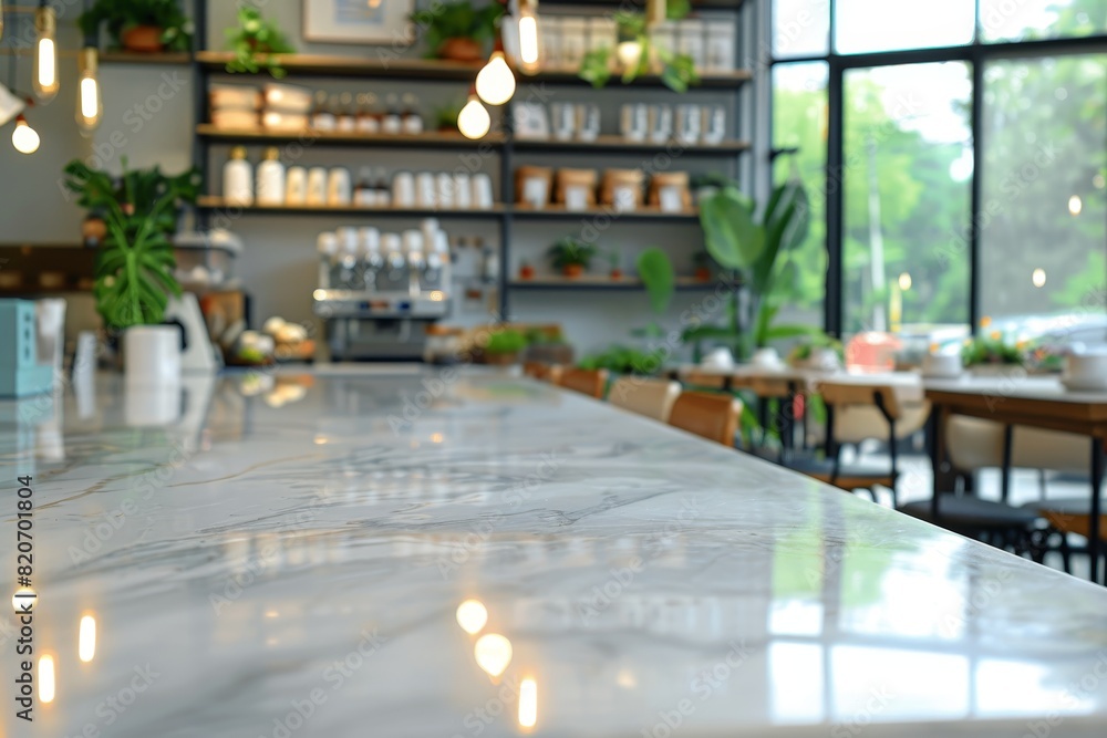 Bokeh effect in an office interior with marble stone tabletop for product display. Concept Bokeh Effect, Office Interior, Marble Stone Tabletop, Product Display, Photography Bokeh effect in an office interior with marble stone tabletop for product display. Concept Bokeh Effect, Office Interior, Marble Stone Tabletop, Product Display, Photography
