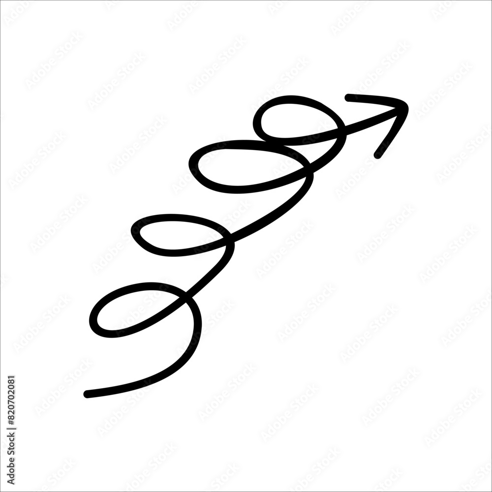 Modern Scrible Abstract Line Vector Element Modern Scrible Abstract Line Vector Element