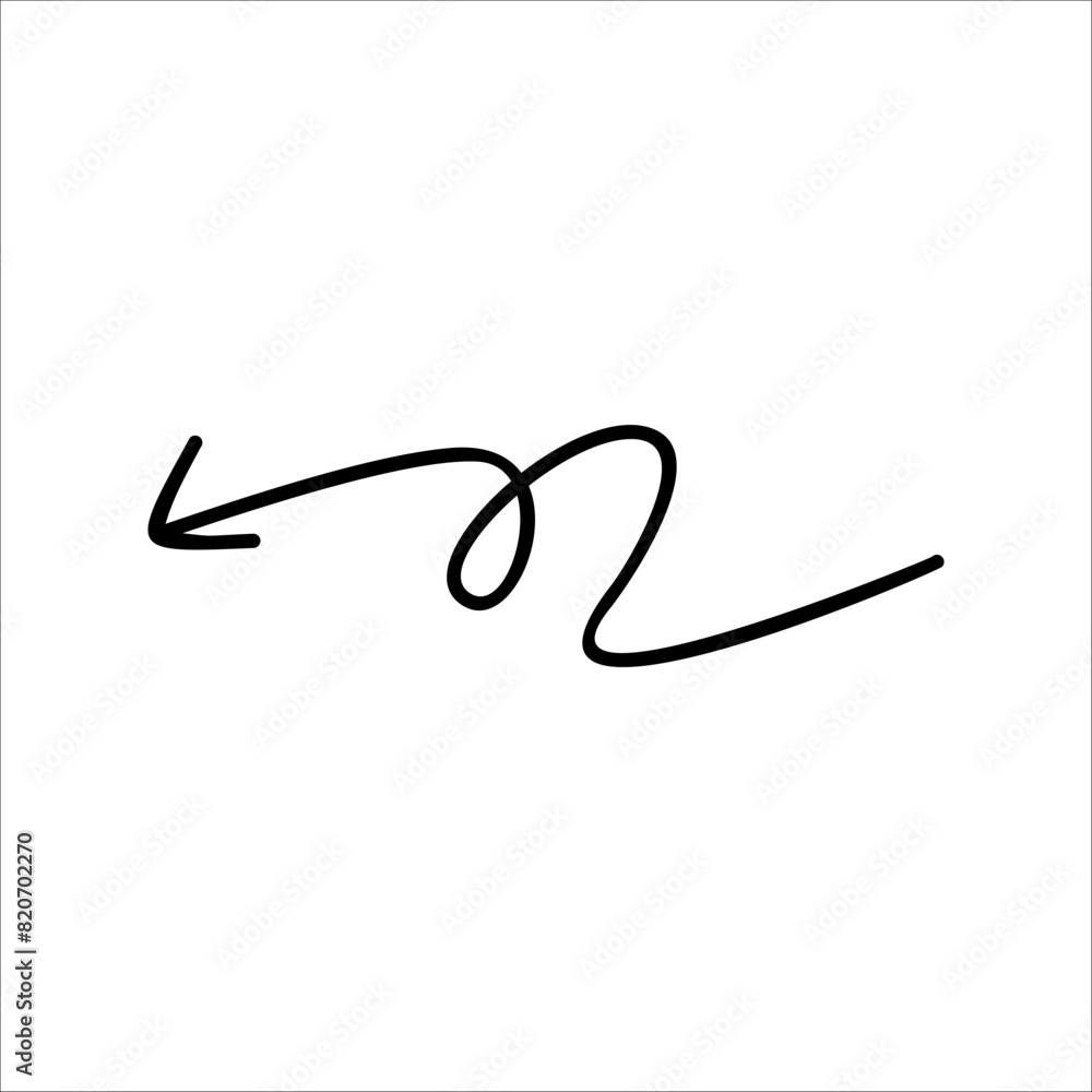 Modern Scrible Abstract Line Vector Element Modern Scrible Abstract Line Vector Element