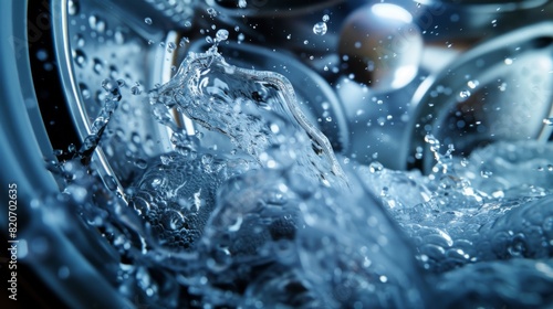 A Close-Up of Water Splash