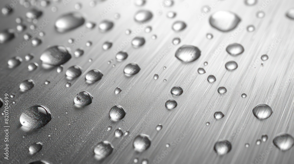 Water droplets on a glass surface. Water droplets on a glass surface.