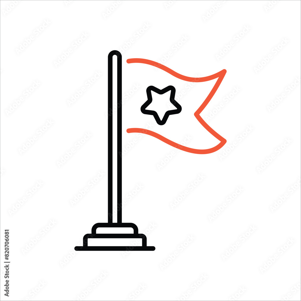 Flag vector icon Flag vector icon