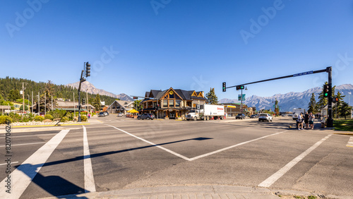 Fotografía Street view of Town Jasper, JASPER, CANADA.