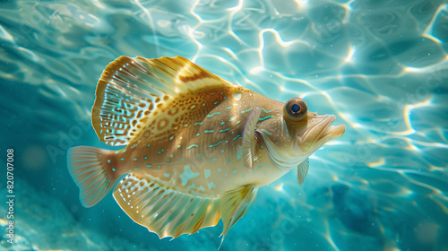 flatfish fish underwater photo
