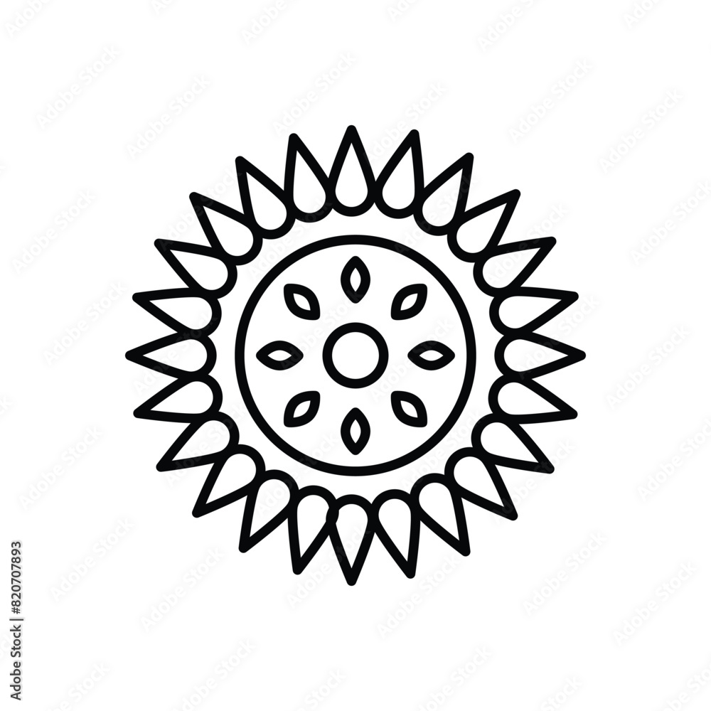 Rangoli vector icon Rangoli vector icon