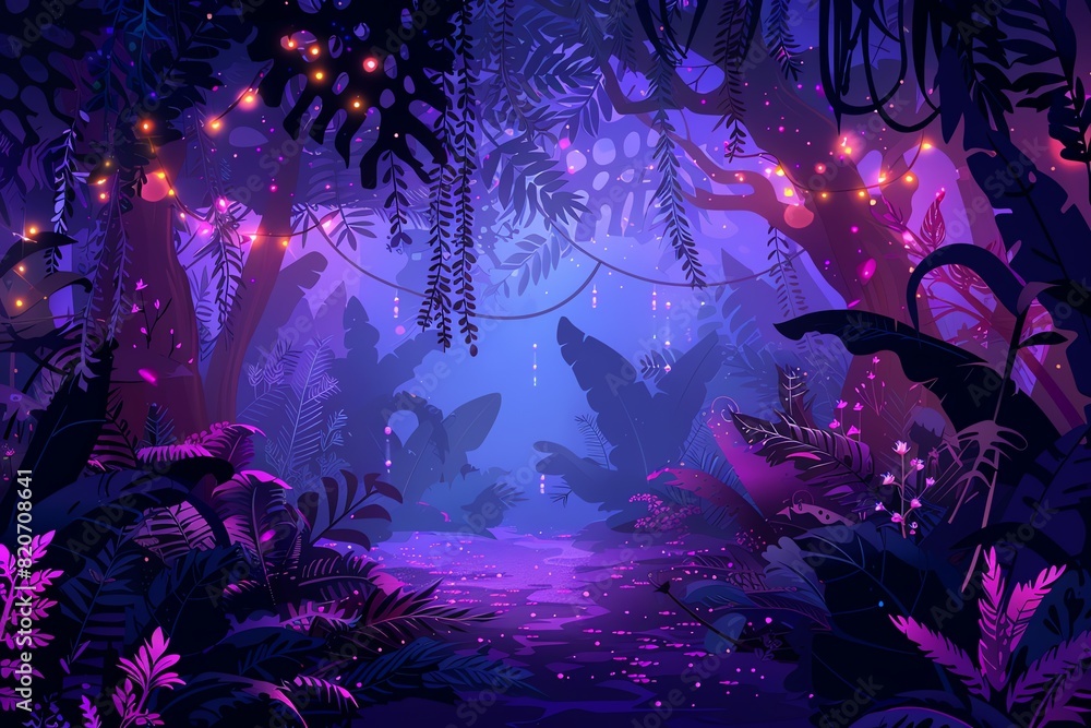 Obraz premium Jungle Dreamscape Background