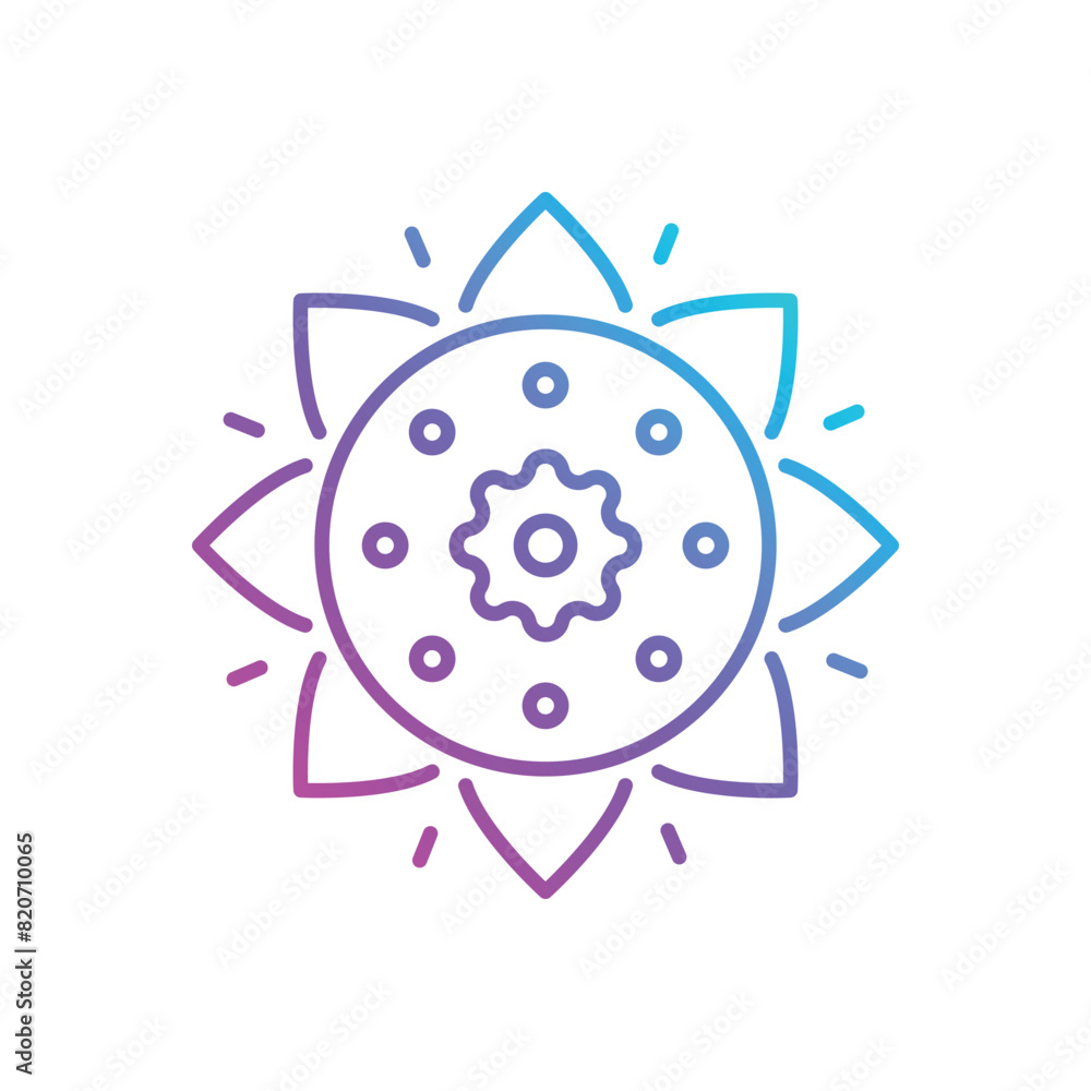 Mandala vector icon Mandala vector icon