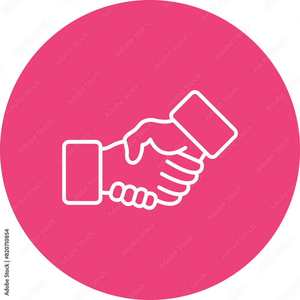 Fototapeta premium Handshake Icon