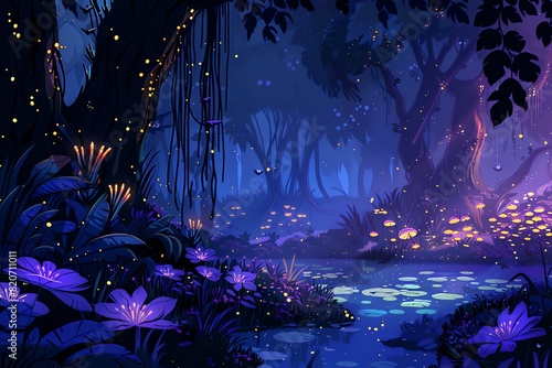 Jungle Dreamscape Background photo