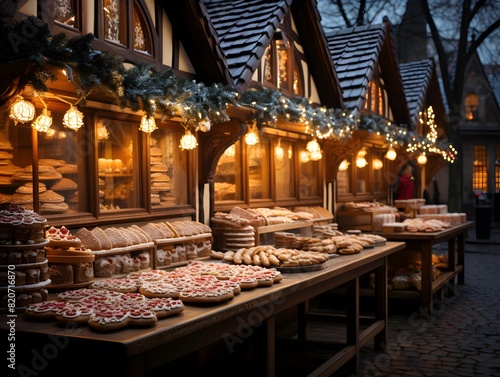 Christmas market in old town of Tallinn, Estonia. Traditional Christmas market in Tallinn. © Iman