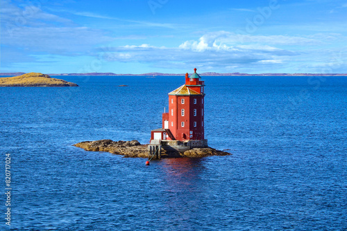 Kjeungskjær Lighthouse in Norway photo