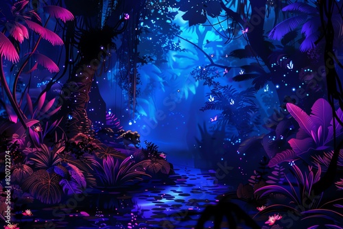 Enchanted Forest Background © DudeDesignStudio