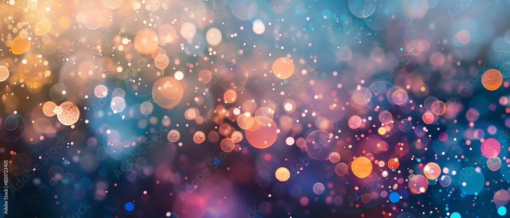 Beautiful bokeh background showcasing colorful light dots in various sizes, cheerful theme, whimsical, Composite, celebration design backdrop Beautiful bokeh background showcasing colorful light dots in various sizes, cheerful theme, whimsical, Composite, celebration design backdrop