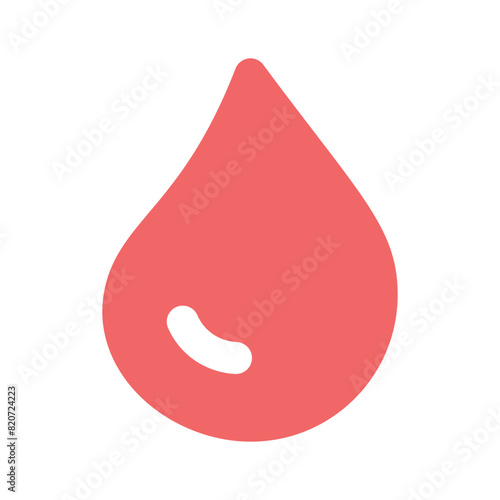 An isometric icon of blood drops in modern style, editable vector