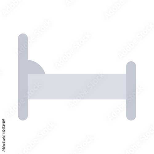 Hospital bed for medical treatment, an editable vector of rehabilitation bed
