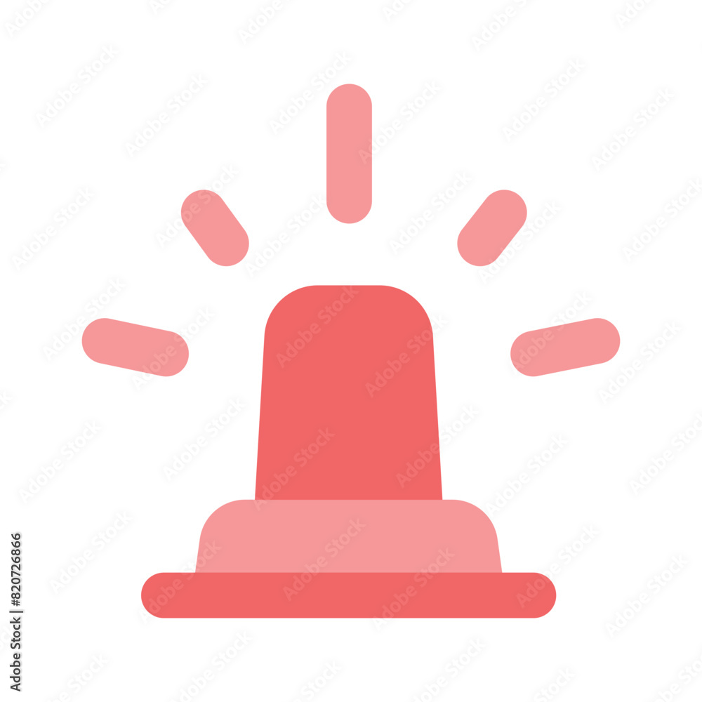 Siren having medical sign concept of medical emergency vector, easy to use Siren having medical sign concept of medical emergency vector, easy to use